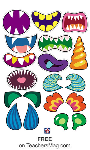 monster mouth printables