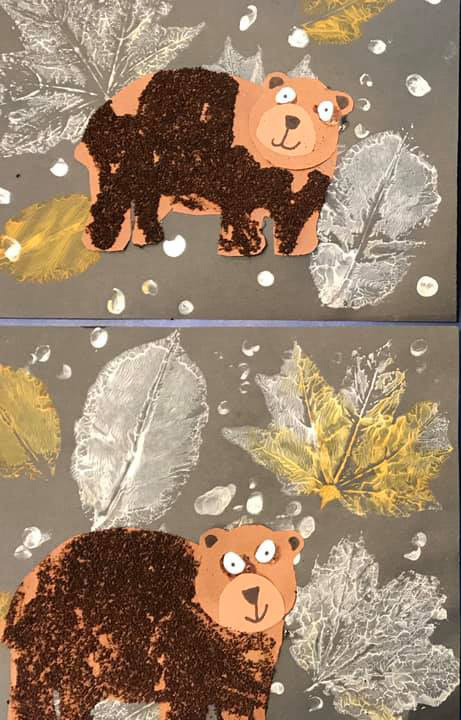 preschool bear hibernation project