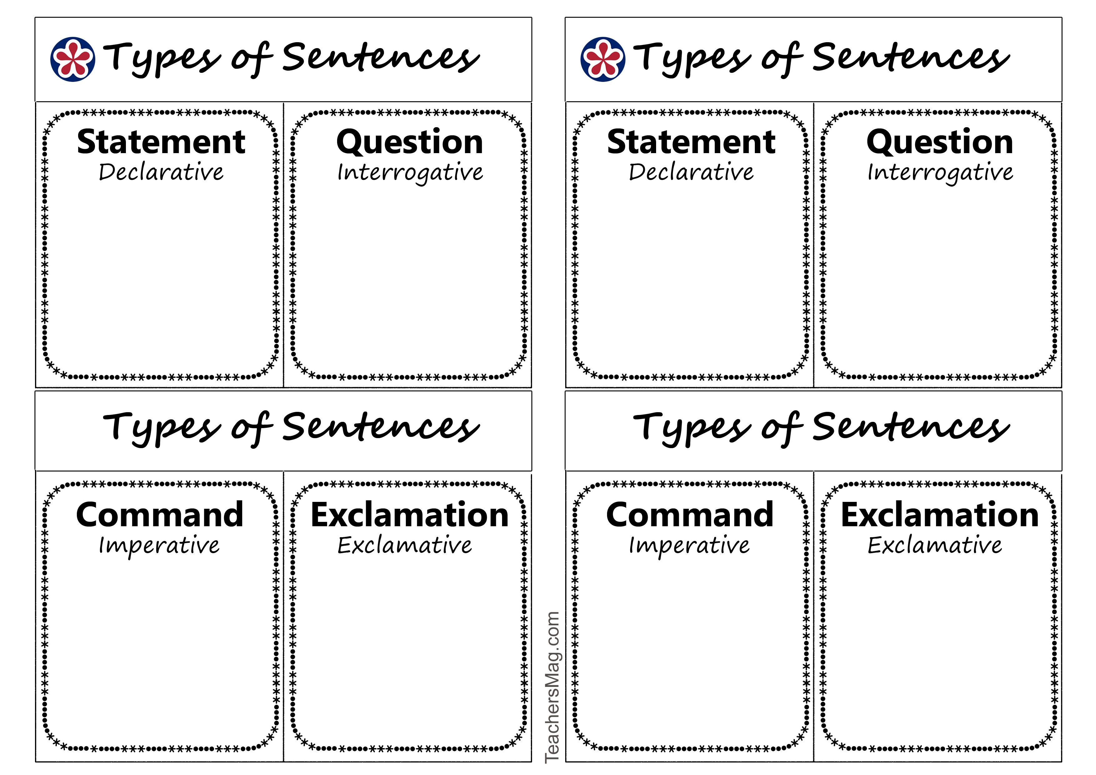 types-of-sentences-flip-book-teachersmag
