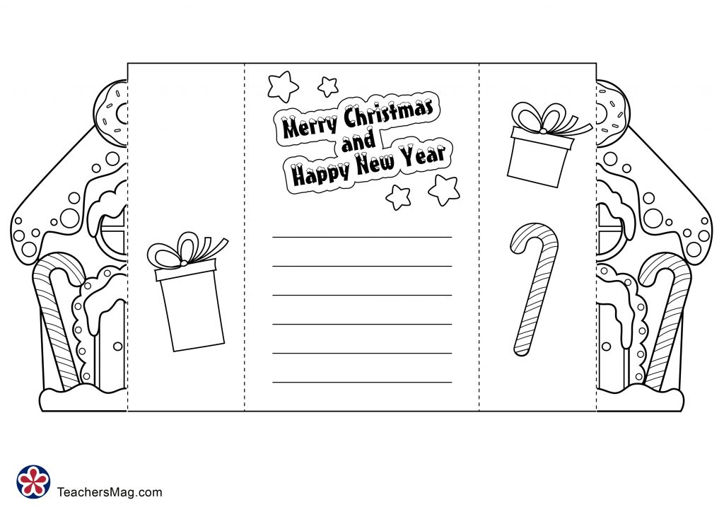 Free Printable 3-D Christmas Crafts. TeachersMag.com