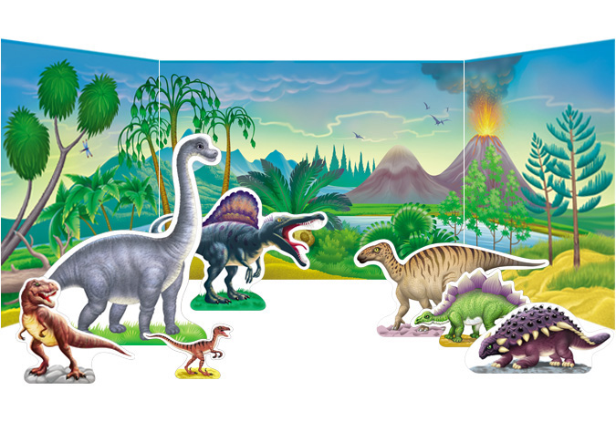 Dinosaurs Diorama Craft Project