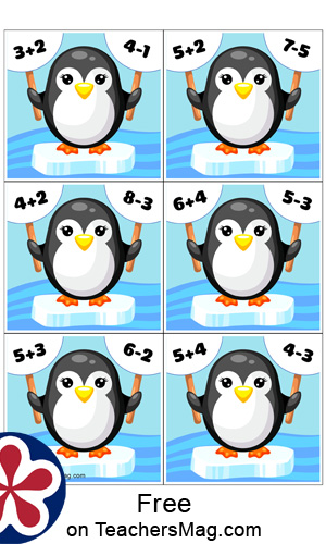 Penguin Math Activities for Preschool and Kindergarten