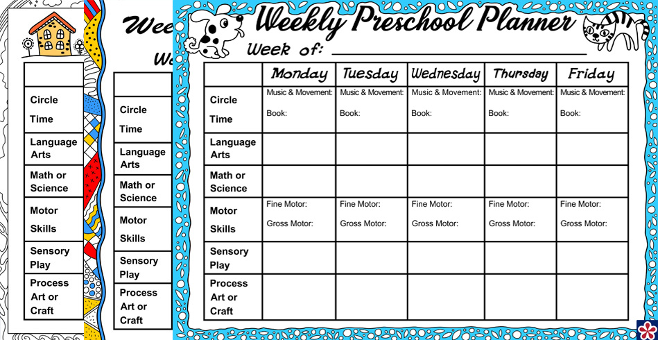 lesson planner printable