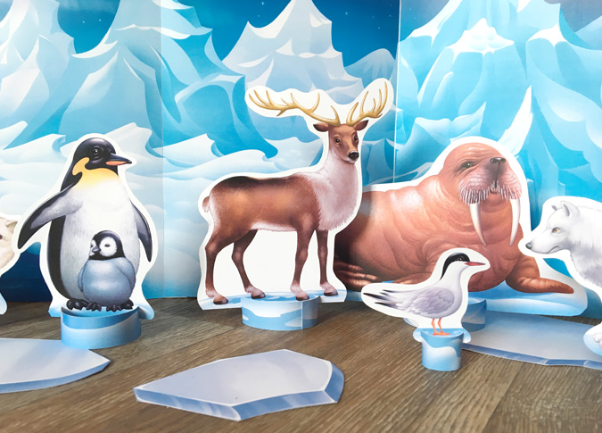 Polar Animal Habitat Diorama Activity. Part 2. Polar Animals