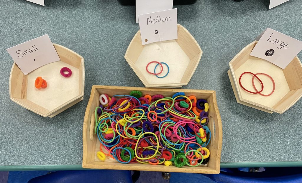 Small, Medium, and Large Mixed Object Sorting Activity for Preschoolers