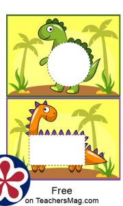 Dino Shape Sorting Activity for Preschool Students | TeachersMag.com