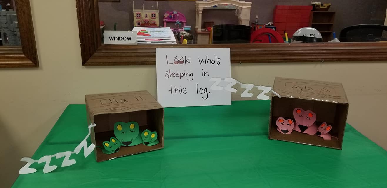 HibernationThemed Craft Activities and Art Display