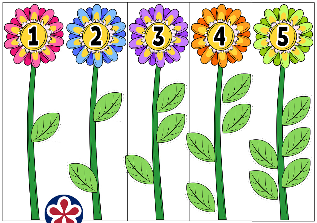 Flower Leaf Counting Activity for Young Students