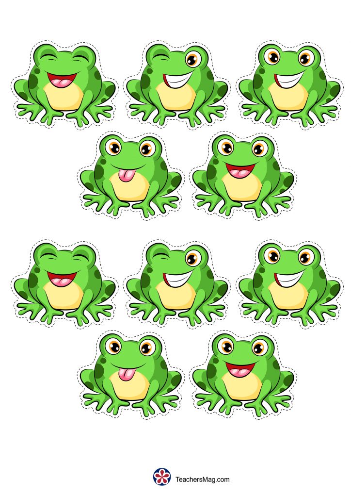 Free Five Little Speckled Frogs Printable
