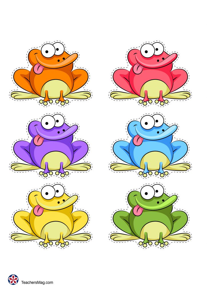 Funny Frogs Color Matching Activity-2 | TeachersMag.com