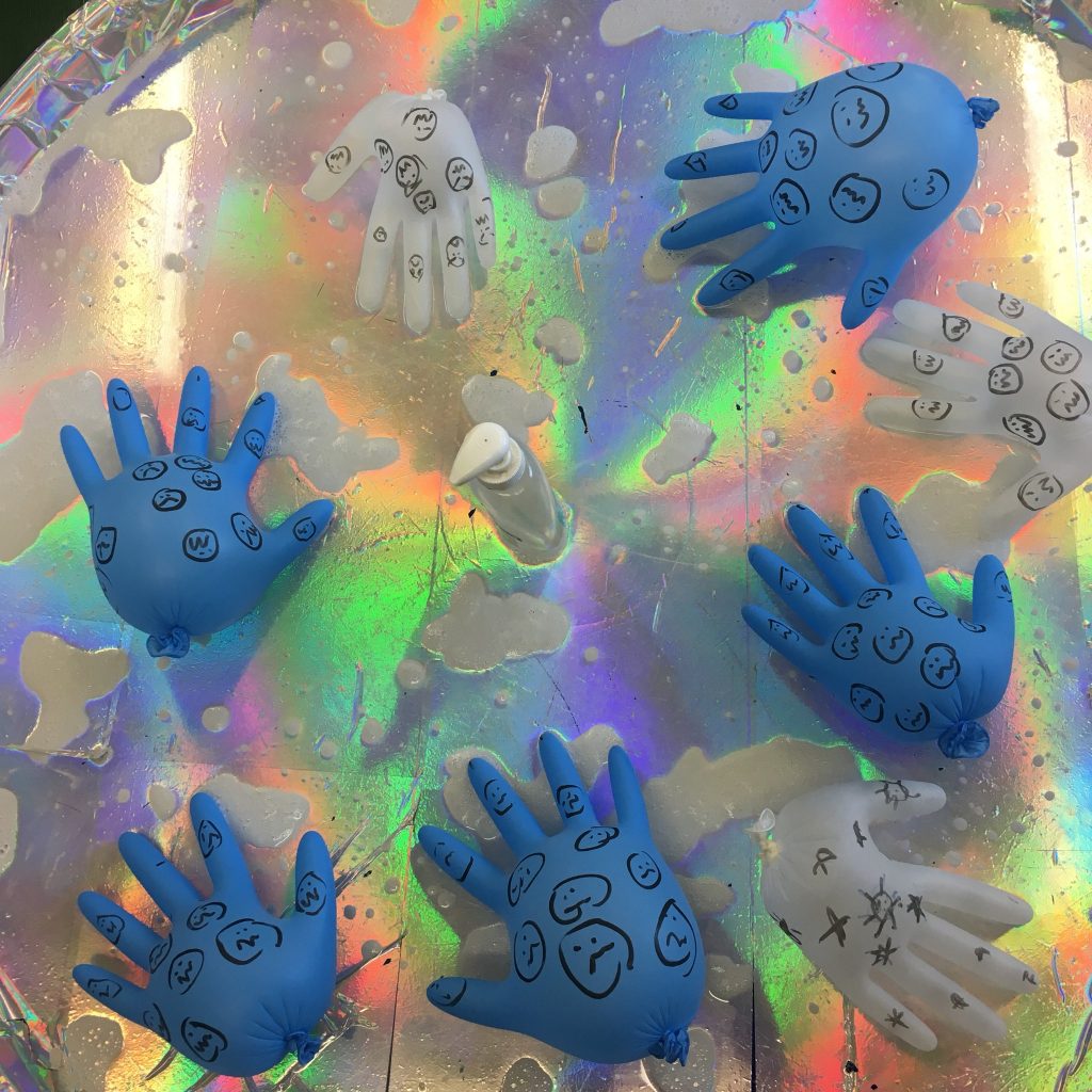 Handwashing Activity for Children with Balloons and Soap