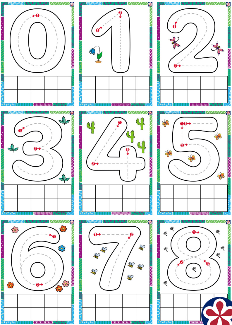 Free Printable Numbers Posters With Numbers 15.