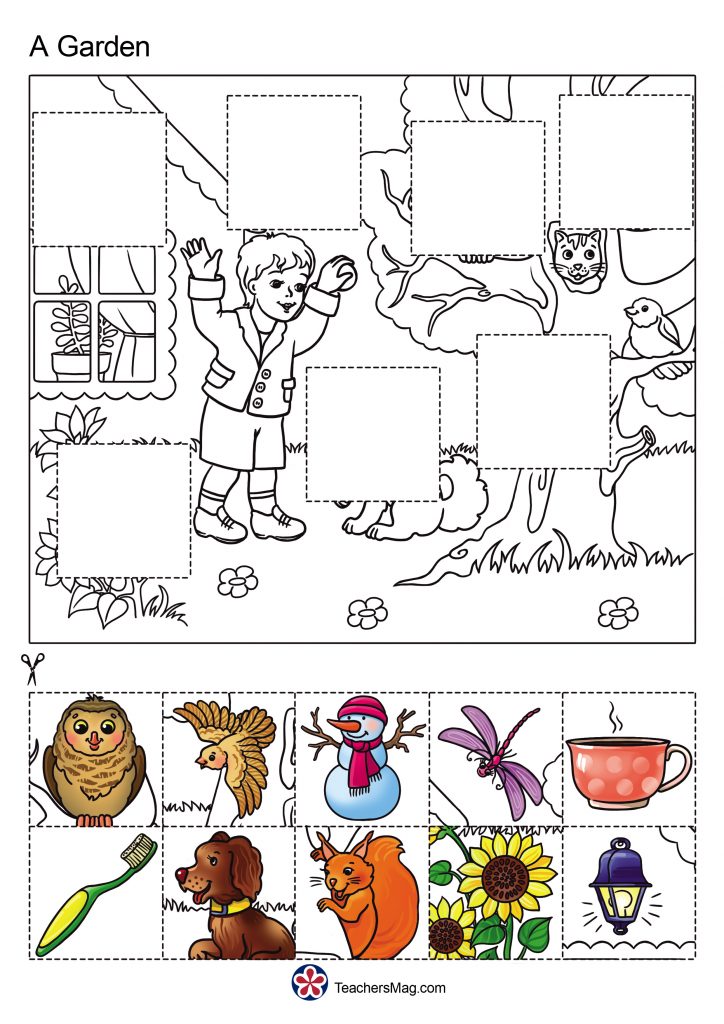 Free Printable Image Search and Placement Activity for Young Students-2 ...
