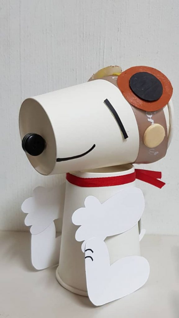 Snoopy Papercup Craft