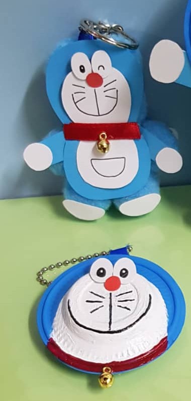 Doraemon Keychain Craft