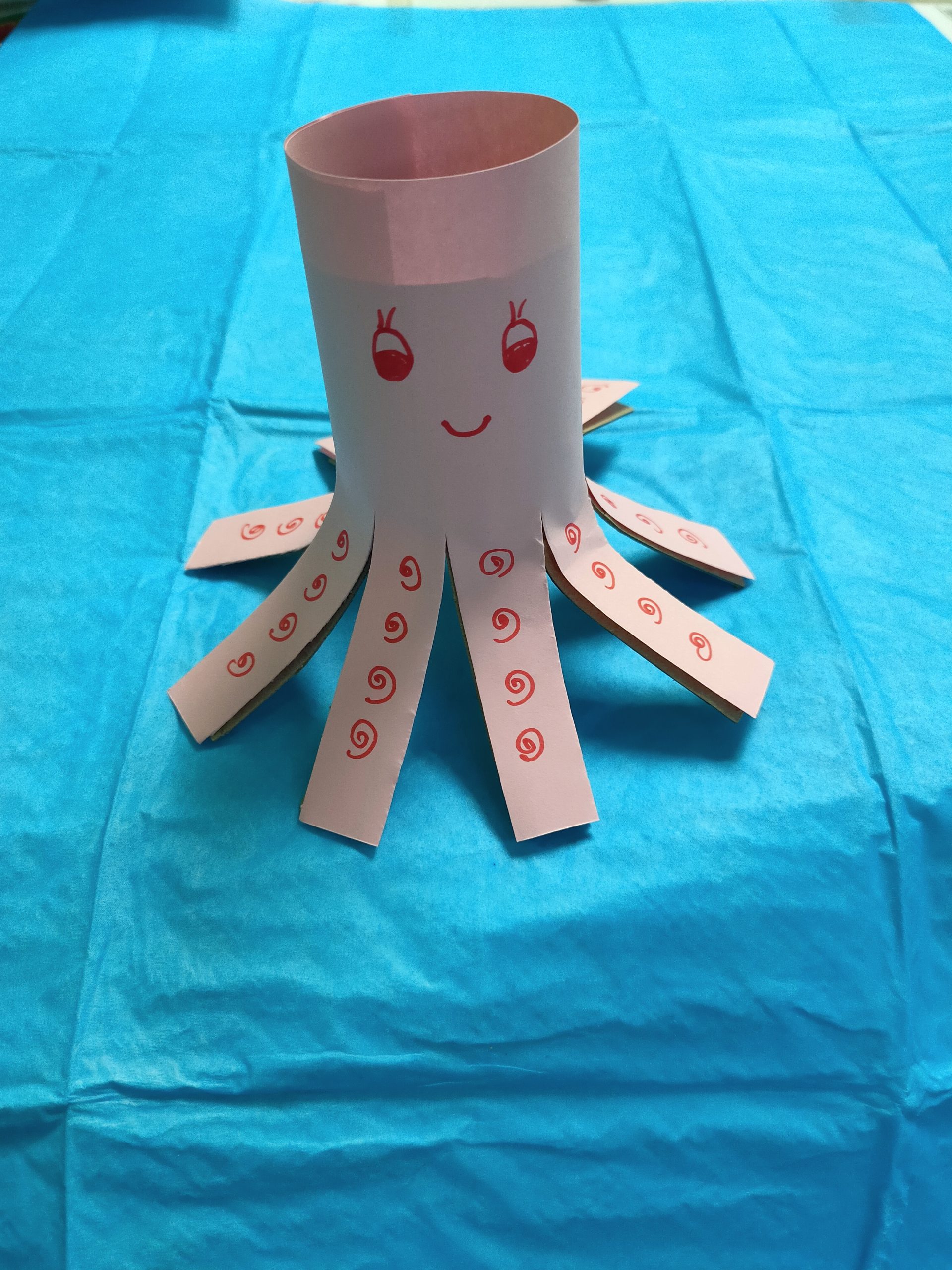Octopus Toilet Roll Craft.
