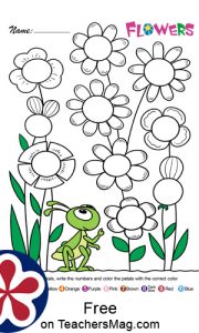 Spring-Themed Worksheets for Preschool | TeachersMag.com