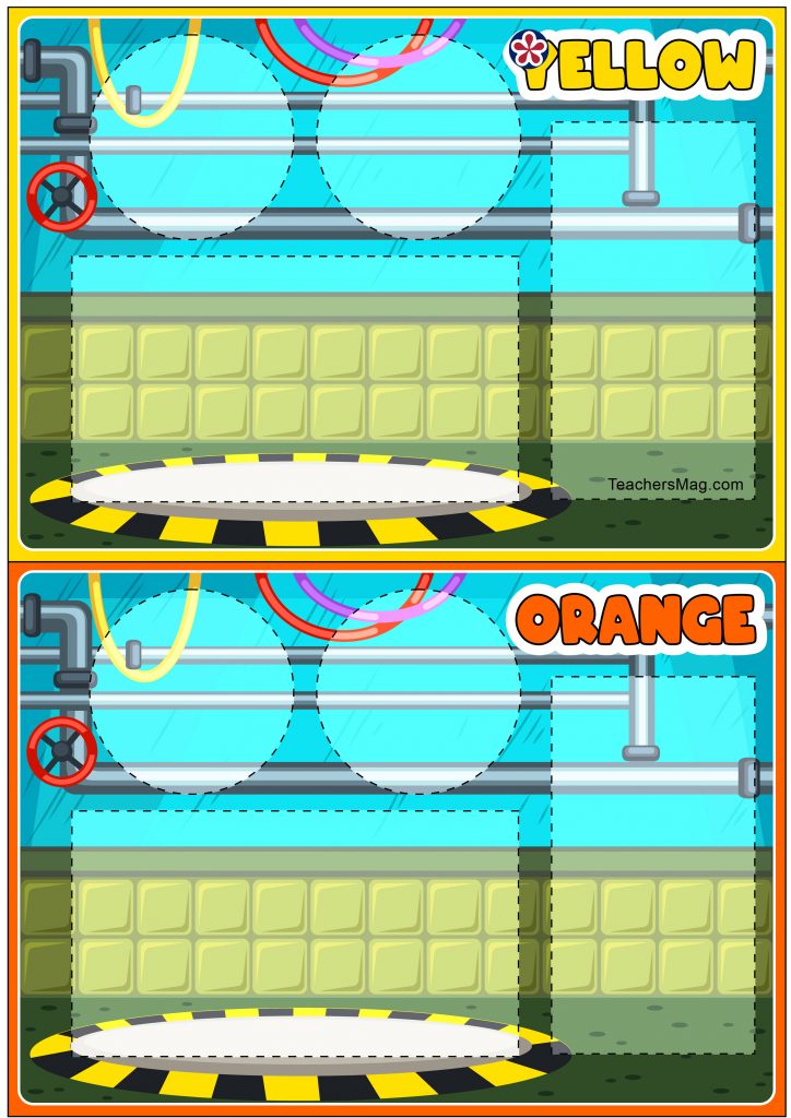 Transportation Color-Matching Worksheets for Kids-2 | TeachersMag.com