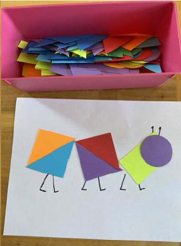 Simple Shape Bug-Creating Craft Activity for Kids