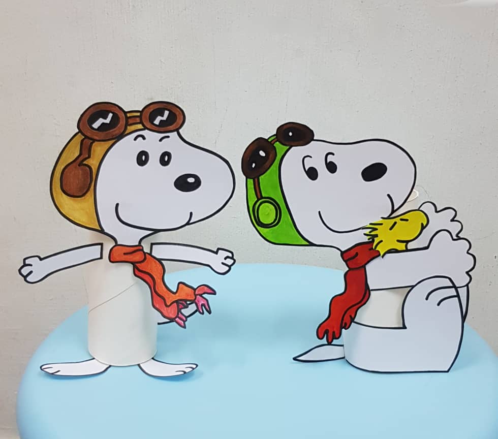 Snoopy Toilet Roll Pencil Holder