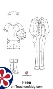 Free Printables For Making a Boy Paper Doll | TeachersMag.com