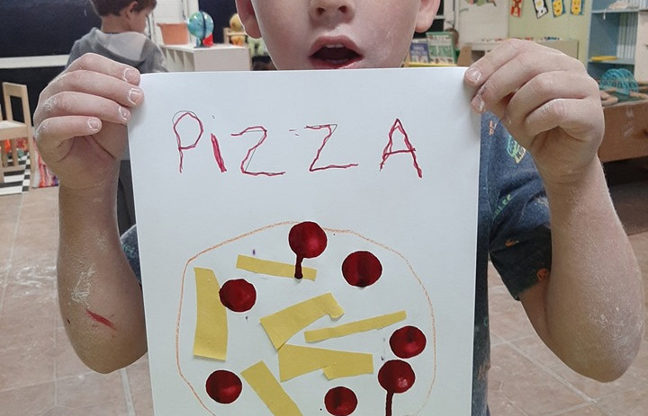 Pizza Craft for Preschoolers