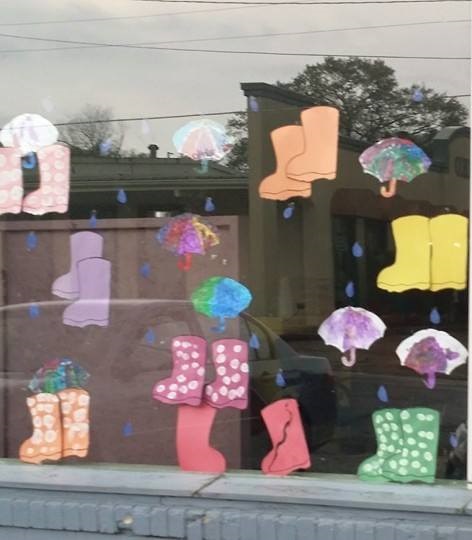 "April Showers," Preschool Crafts