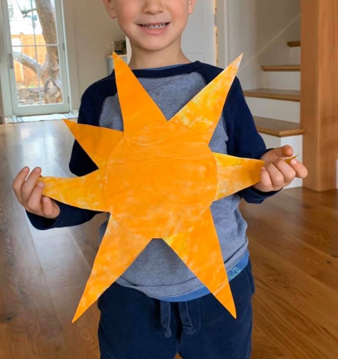 Sun Creation Craft for Kids