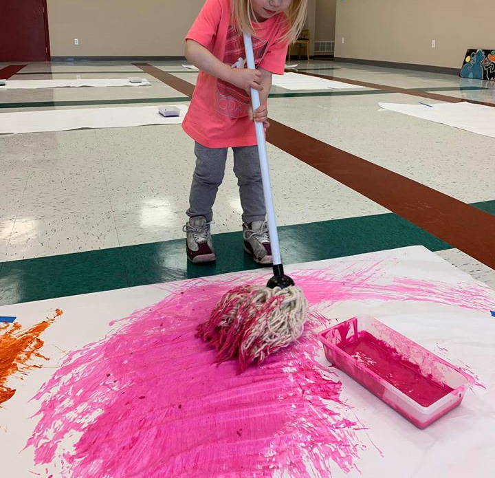 Sunshine Painting Activity for Toddlers