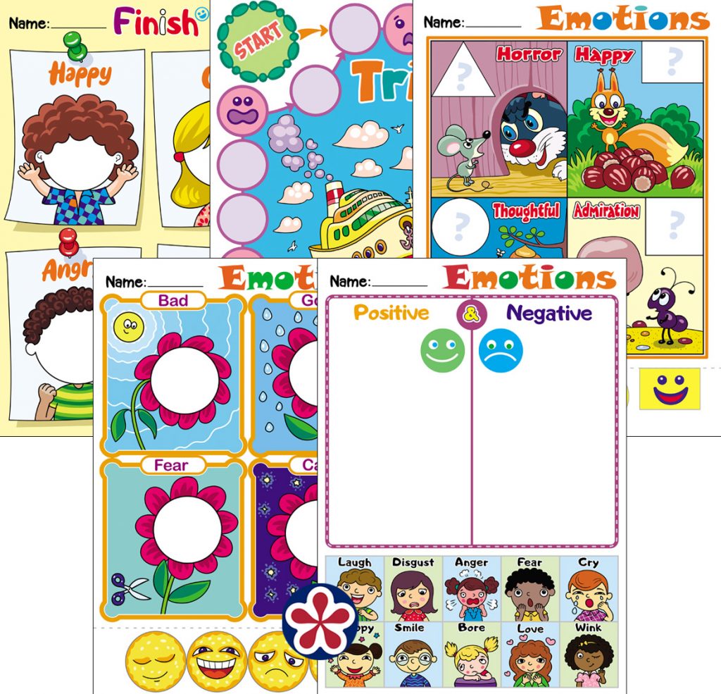 Emotion-Themed Worksheets for Kids