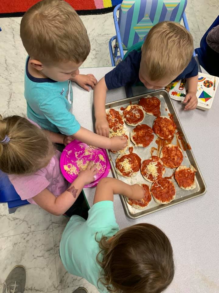 Making English Muffin Pizzas With Kids