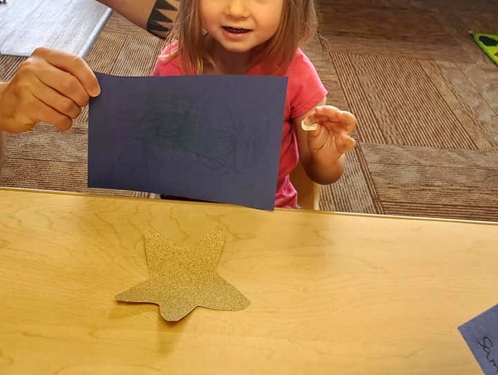 Sandpaper Starfish Craft