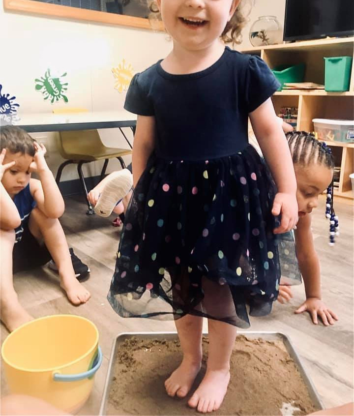 Wet Sand Sensory Bins