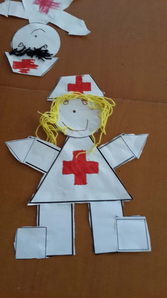 Nurse Shapes Craft. TeachersMag.com