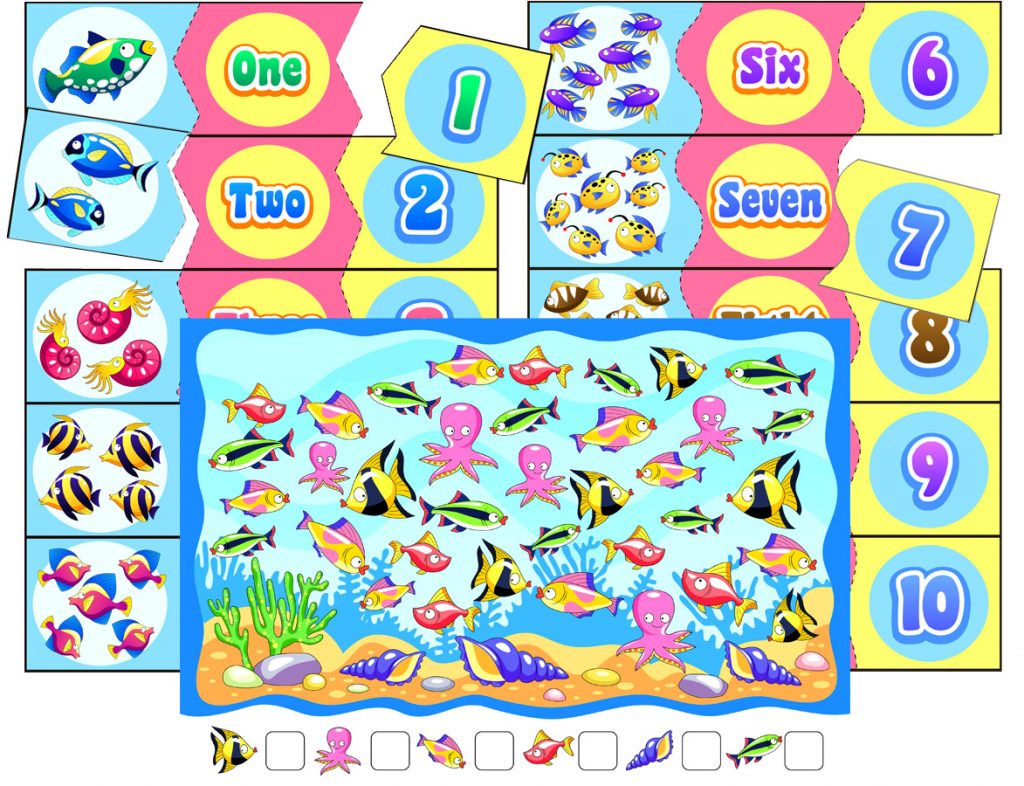 Preschool Fish-Themed Math Activities