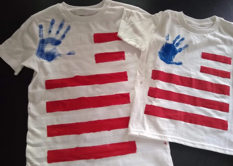 July 4th Shirt Making for Kids!