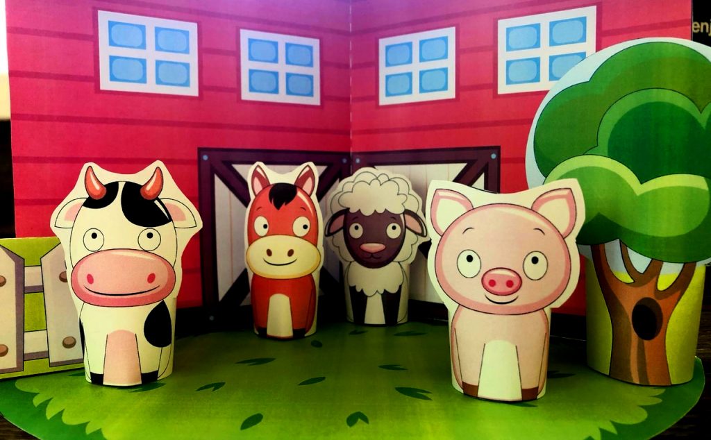 Download Printable 3d Paper Farm For Children Teachersmag Com