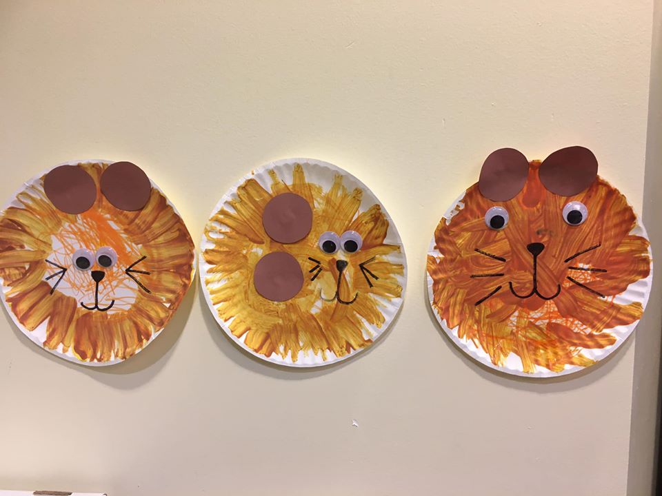 Paper Plate Lion Craft