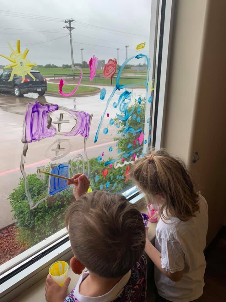 Window Painting Activity for Kids