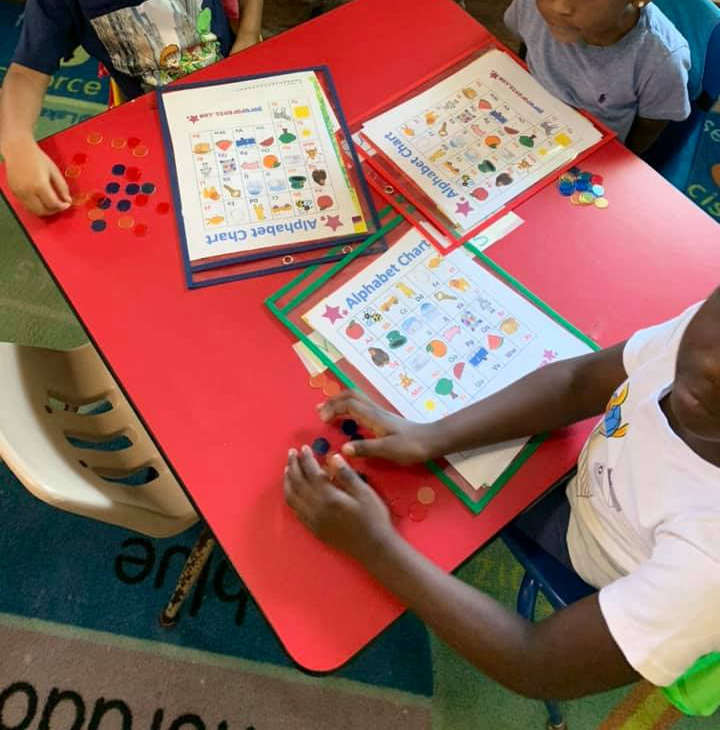 Learning the ABCs With Bingo and Name-Tracing