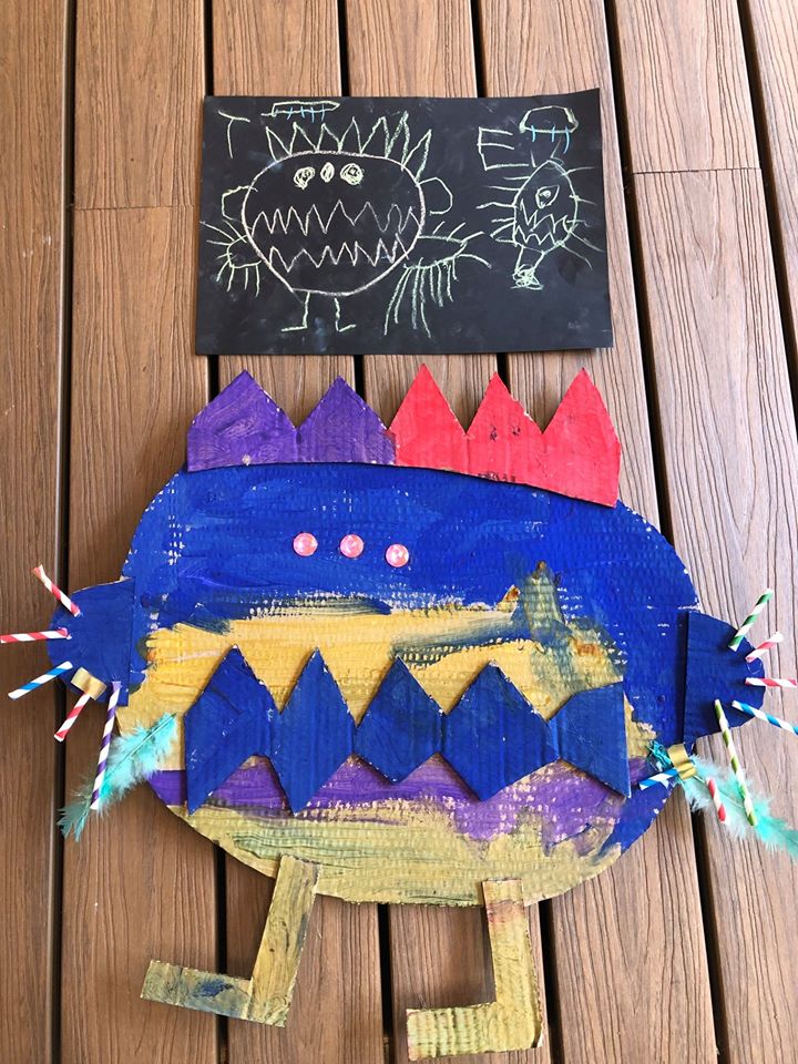 Chalk-to-Craft Creations!