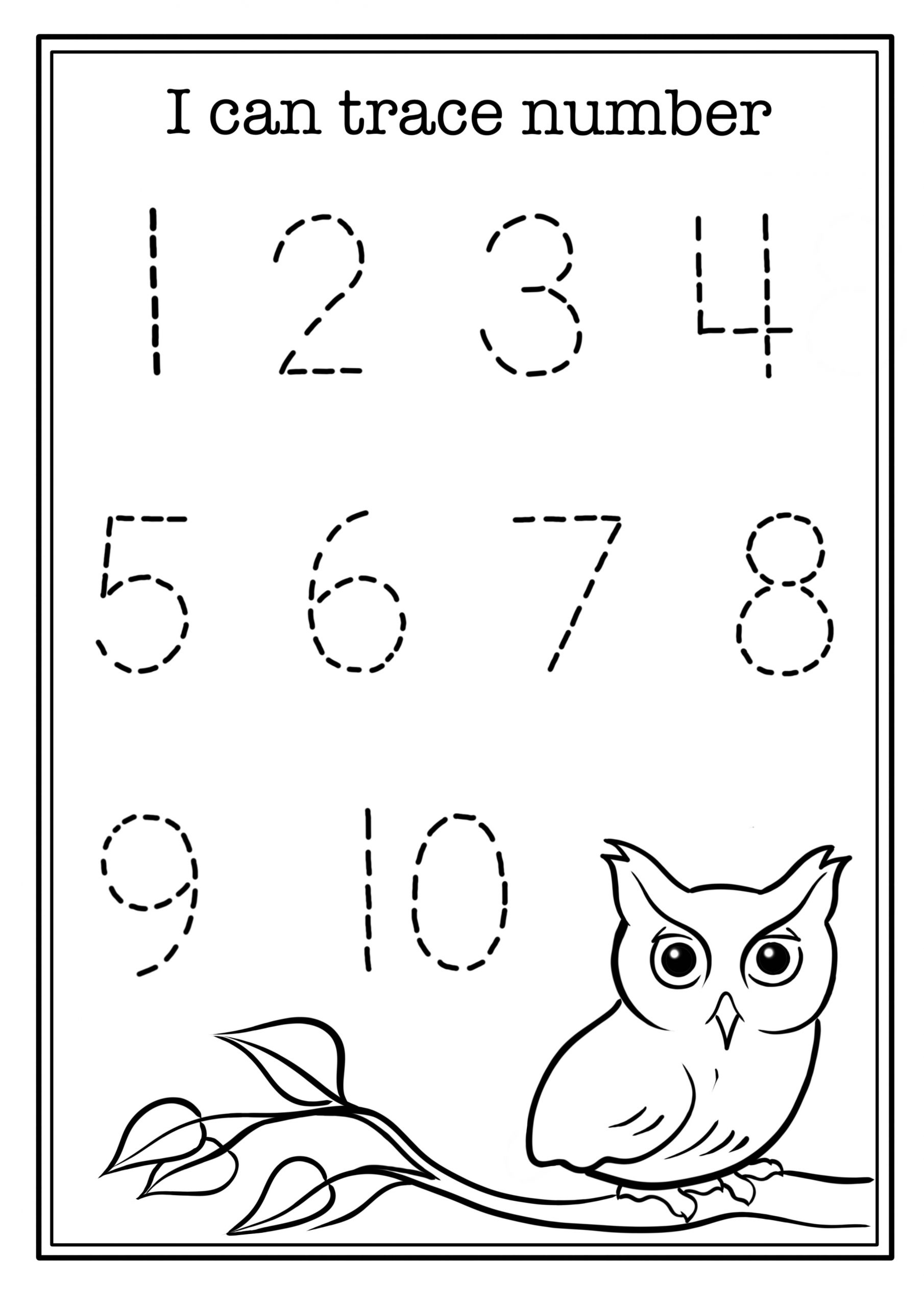 Preschool Lesson Plan on, "Number Recognition 1-10" with Printables