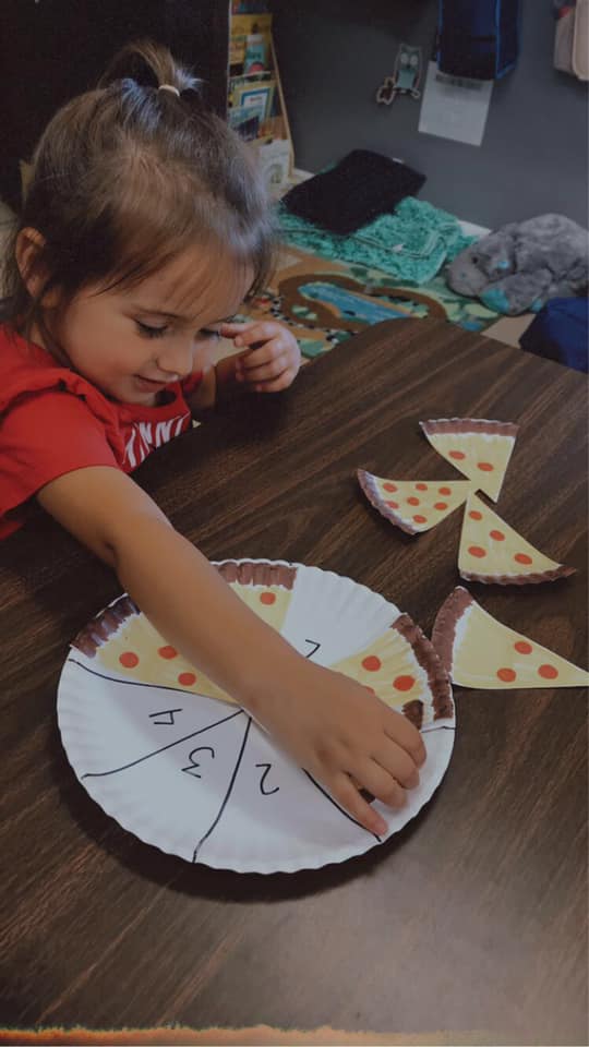 Pizza Math Craftivity  Math craftivity, Preschool math, Math