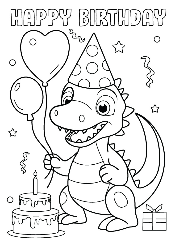 Dinosaur Coloring Pages