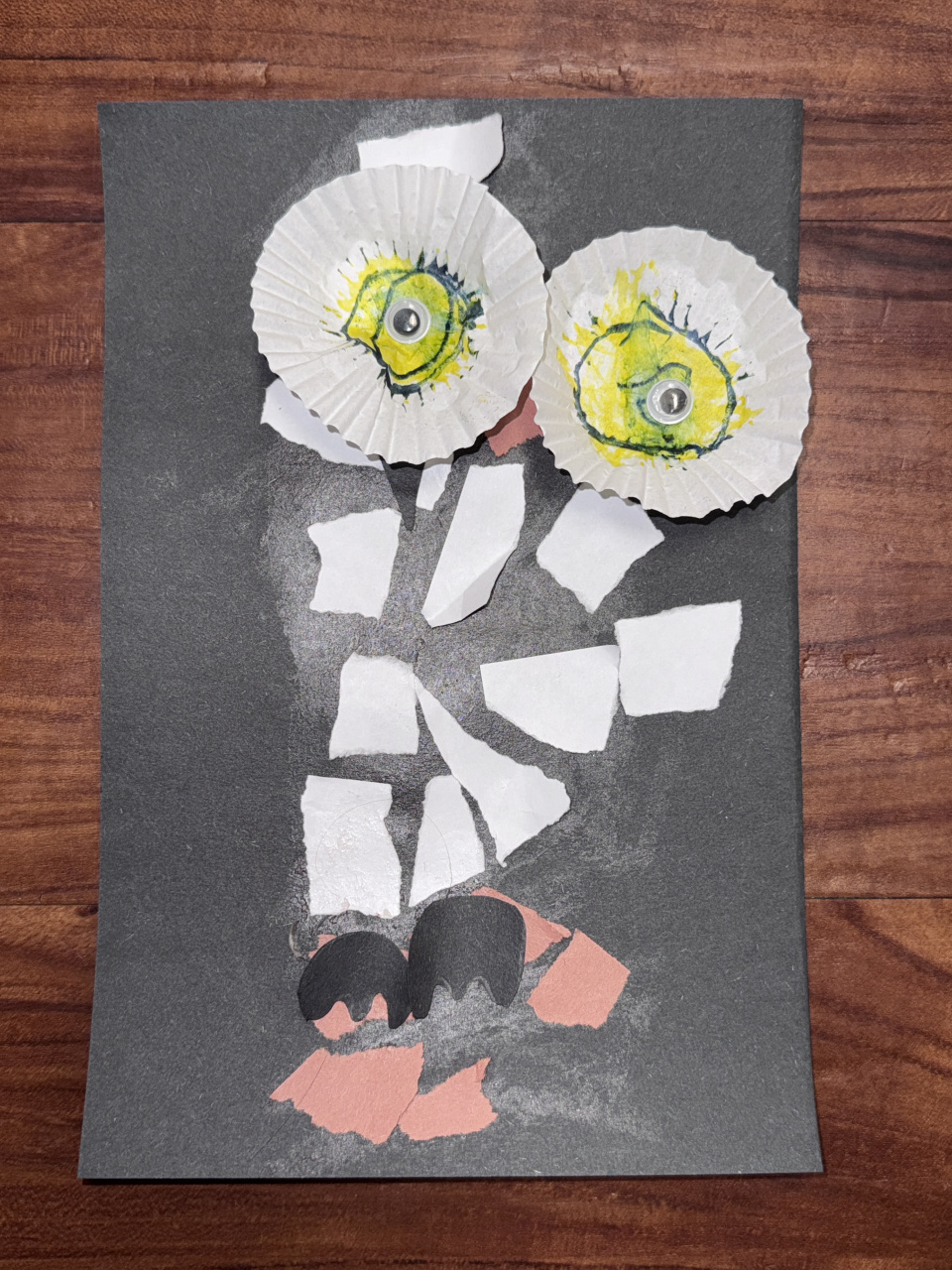 Paper owl Art Project for Pre-K