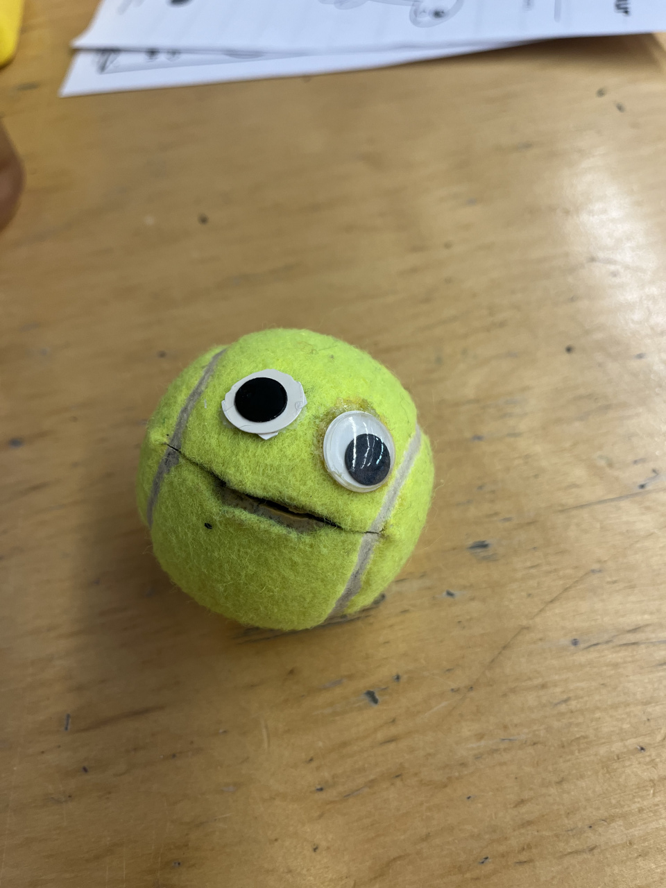Monster ball activity with buttons