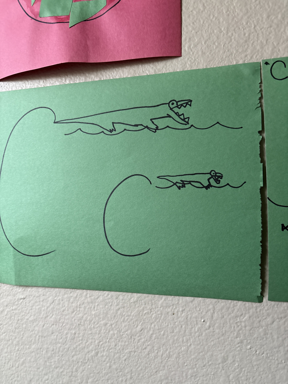 C for crocodile