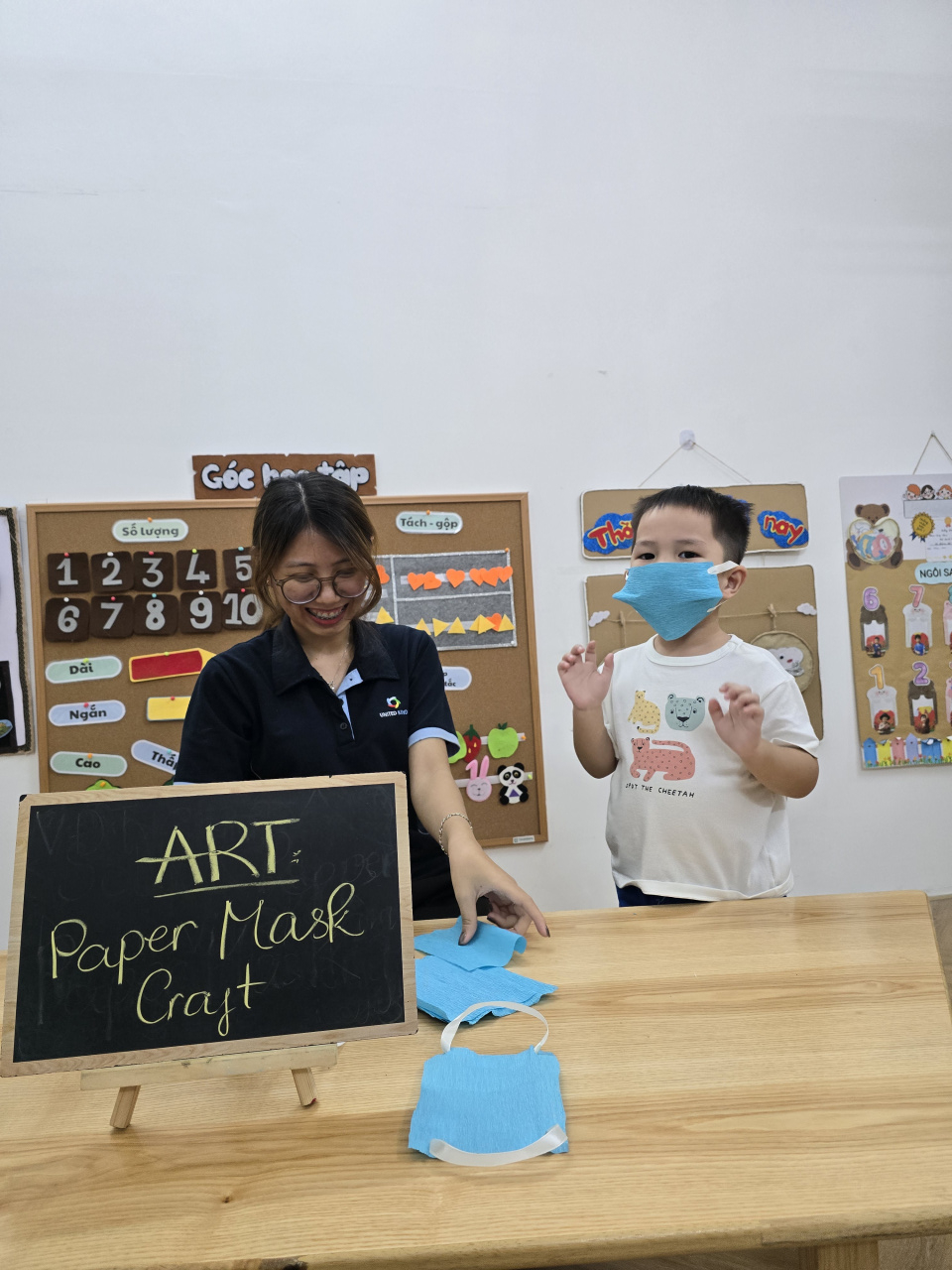 Creating Paper Mask Photo Creating Paper Mask