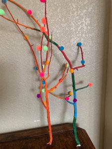 Painted Tree Branch Craft for Preschoolers | TeachersMag.com