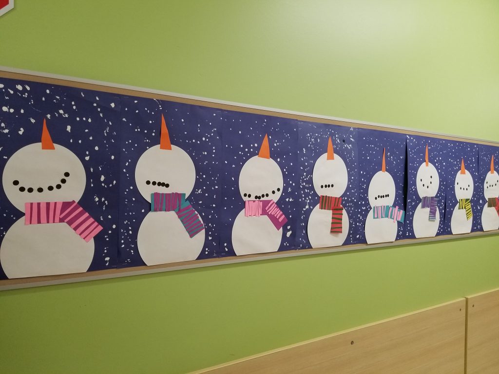 Snowman and Snowwoman Paper Craft. TeachersMag.com